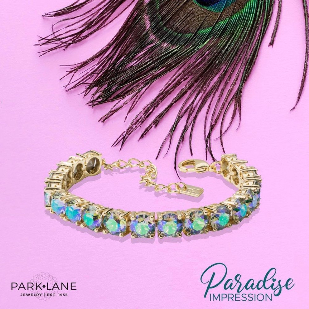 🛑 SOLD 🛑   Park Lane Limited Edition Retired Paradise Impression Bracelet NWT - Picture 4 of 4